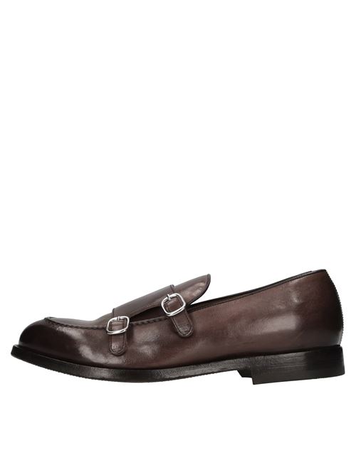 Mocassini doppia fibbia in pelle GREEN GEORGE | 2062 9766 RUSTICMARRONE